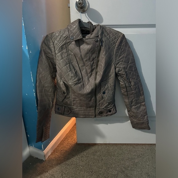 blanc noir Jackets & Blazers - Blanc Noir Leather Jacket Size Small